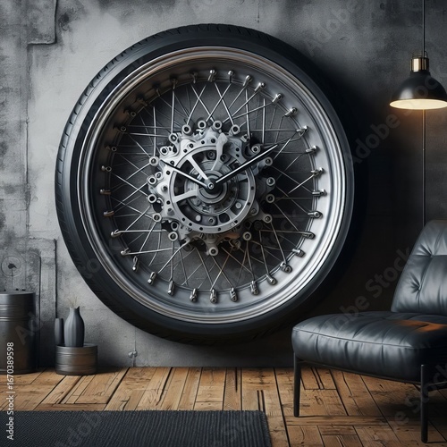 The wheel’s modern interiors