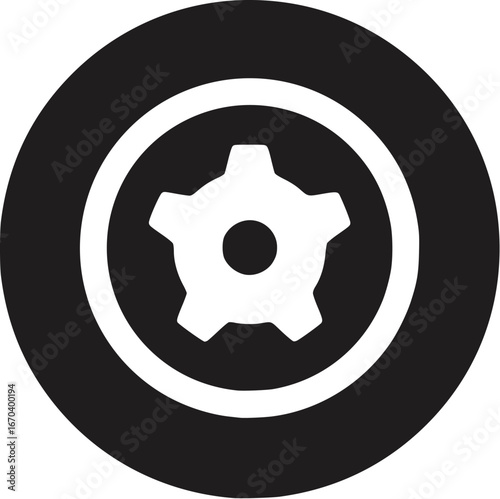 Settings Icon Gear Design (설정 아이콘 기어 디자인)