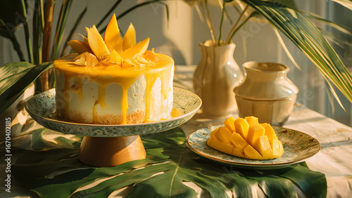 Mango Chiffon Cake