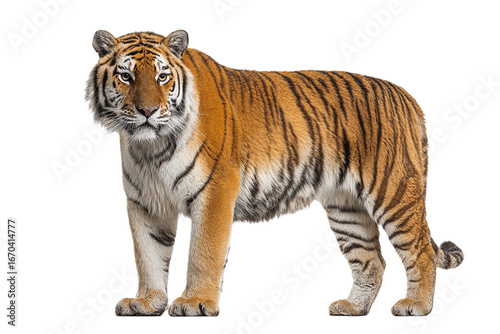 Wallpaper Mural tiger isolated on transparent background Torontodigital.ca