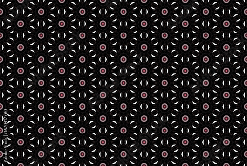 Seamless Fabric Interior Endless Cloth Perspective Shape Tile Symmetric Graphic Luxury Visual Fashion Design Texture Art Background Wallpaper Template Geometric Textile Digital Decoration Pattern.