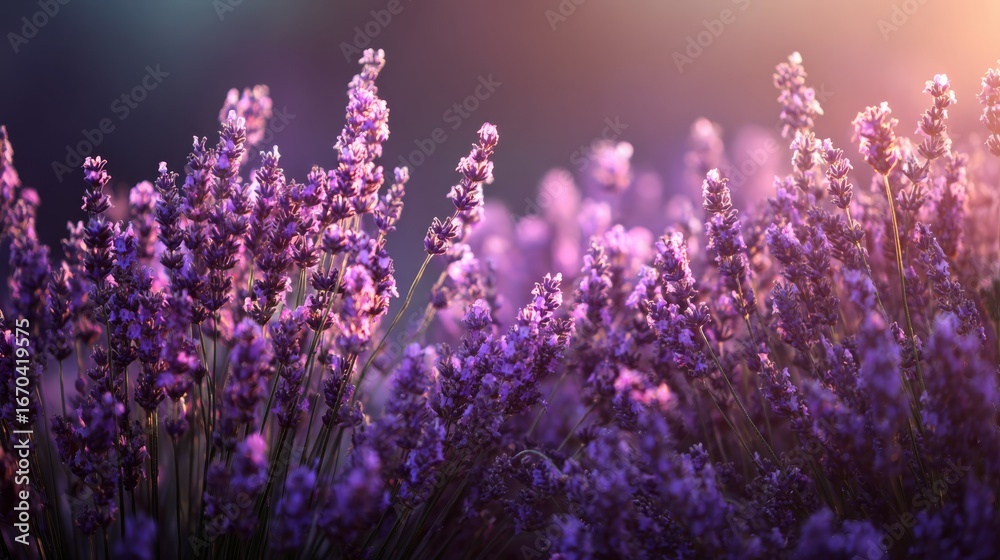 Obraz premium field of lavender. Selective focus.