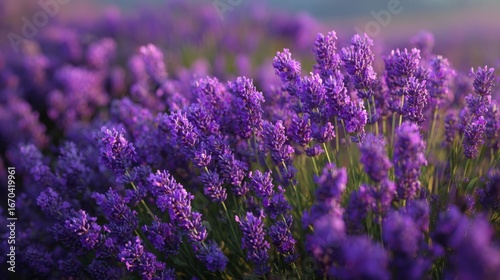 field of lavender. Selective focus.