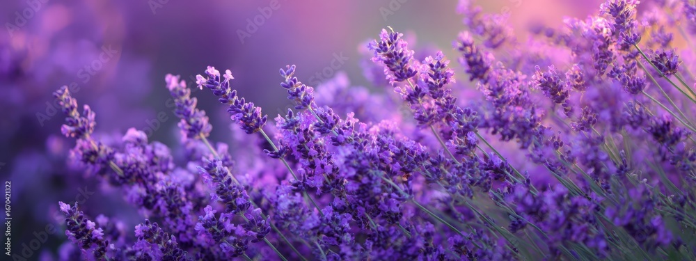 Fototapeta premium field of lavender. Selective focus.