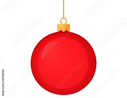 Red Christmas ornament