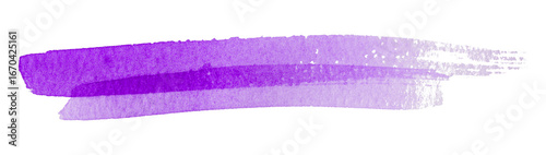 purple watercolor background. Artistic hand paint. Isolated on transparent background.