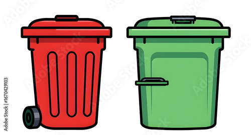 trash, can, icon, bin, waste, garbage, container, recycle, rubbish, disposal, vector, illustration, symbol, delete, dustbin, basket, clean, sanitation, office, simple, outline, flat, design, minimal, 