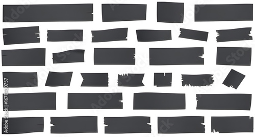 adhesive, tape, black, realistic, collection, sticky, glue, strip, strips, roll, rolls, binding, fixing, repair, office, stationery, tool, tools, hardware, material, texture, matte, dark, shadow, deta
