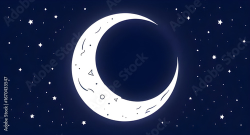 moon, night, sky, dark, stars, moonlight, nighttime, celestial, lunar, silhouette, twilight, calm, peaceful, quiet, serene, glowing, shining, blue, black, cosmos, astronomy, nightscape, horizon, dream