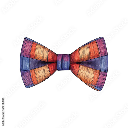 bow tie hand drawn illustration