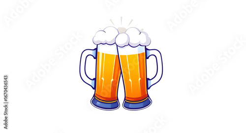 mug of beer cartoon icon, beer mug vector, cartoon beer glass, frothy beer icon, pint glass illustration, ale mug cartoon, cold beer icon, foam beer vector, brewery icon, drink illustration, bar icon,