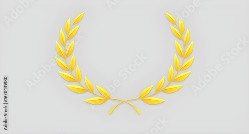 gold laurel wreath, golden wreath vector, victory wreath, award laurel wreath, champion wreath, gold badge wreath, honor wreath emblem, premium laurel vector, luxury wreath design, achievement wreath 