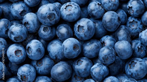 Overhead fresh abundance blueberry closeup ripe fruit texture healthy snack vibrant natural arrangement appealing harvest organic sheen tight crop