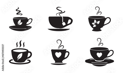 coffee cup icon, Coffee cup silhouette , Tea Cup  icon,  tea doodle collection icon, vector illustration