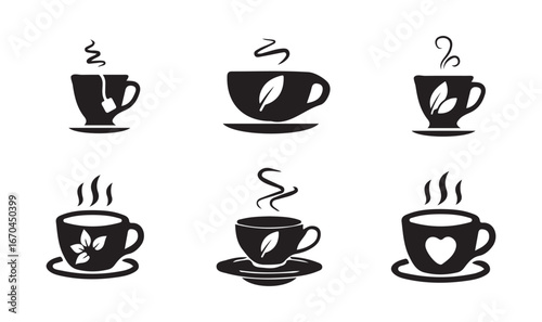 coffee cup icon, Coffee cup silhouette , Tea Cup  icon,  tea doodle collection icon, vector illustration