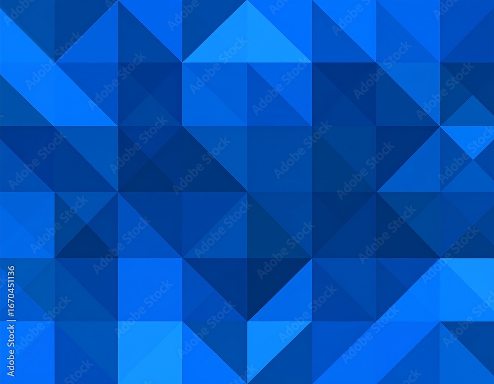 Fototapeta premium Abstract blue polygon background
