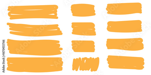 Hand Drawn Sketch Scribbles and Marker Strokes - Abstract Vector Bundle