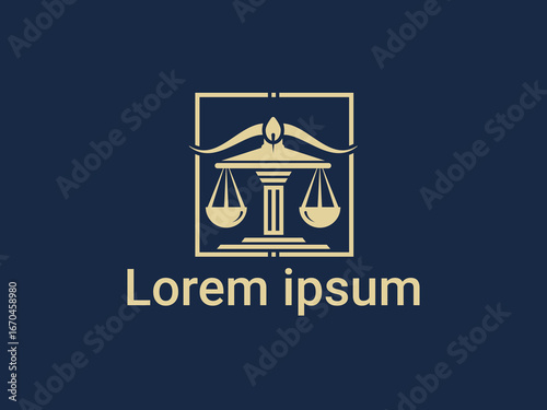 Professional Law Firm Logo, Justice, Attorney & Legal Branding Design