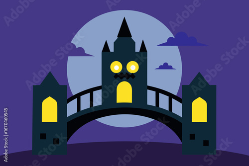 castle in the night