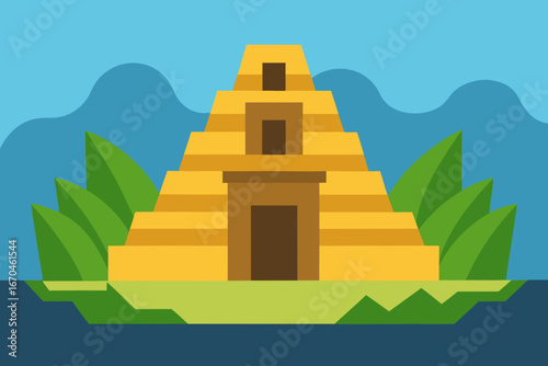 illustration of a pyramid