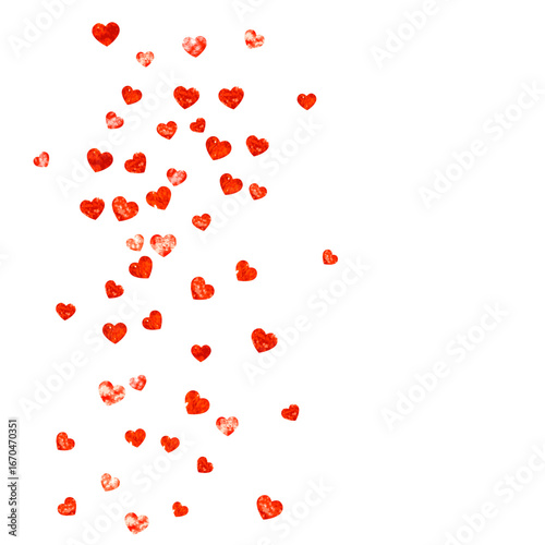 St Valentine Sale Card. Romantic Poster For Anniversary. Luxury Frame. Red Happy Wallpaper. Handdrawn Backdrop For Couple. Rose Modern Design. Pink St Valentine Sale Card.