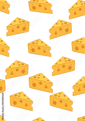 Delicious cheese pattern ideal for cooking blogs or food related projects, vibrant and appealing design