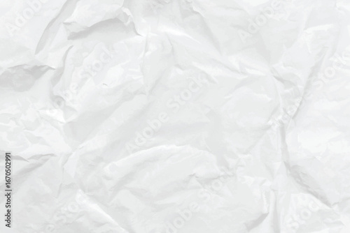 Abstract white design with crumpled paper texture background.  old white paper texture design and vector design