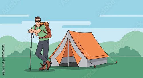 Adventures Await Enjoying Nature And Camping In Beautiful Environment