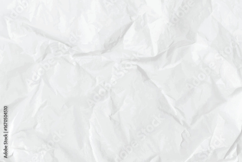 Abstract white design with crumpled paper texture background.  old white paper texture design and vector design