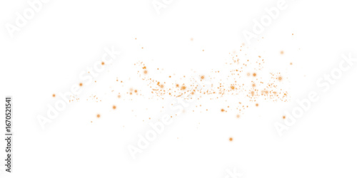 Shimmering Orange Abstract Stars and Light Overlay with Glowing Particles and Glistening Shine for Luxury Backgrounds
