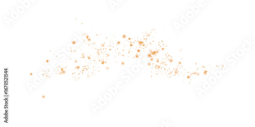 Shimmering Orange Abstract Stars and Light Overlay with Glowing Particles and Glistening Shine for Luxury Backgrounds
