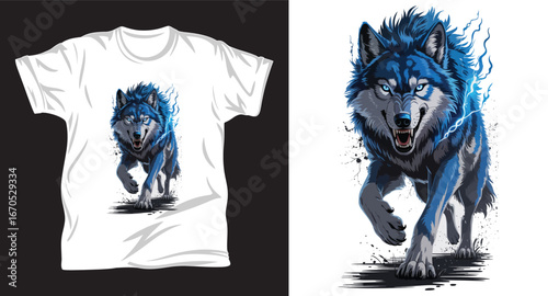 Fox graphic vector design t shirt design print.