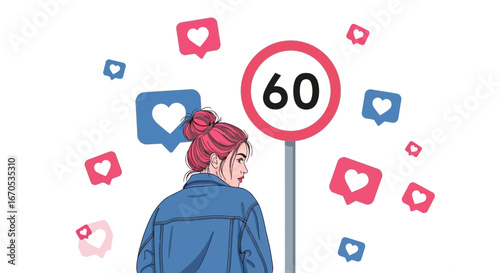 Social Media Limits Exceeding Sixty Years Old Modern Lifestyle