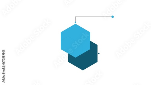 animated infographic 3 stage venn diagram with callout for label, animation footage video isolated on alpha channel(transparent) background.