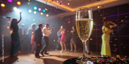 Champagne Toast at a Festiv...