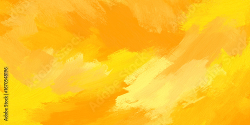 Abstract orange paint texture with vibrant brush strokes, artistic handmade pattern, bold watercolor effect, textured surface design ideal for backgrounds, digital art, posters, and creative design.