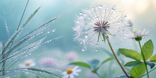 Dew-Kissed Dandelion Macro ...