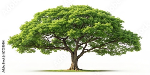Lush Green Tree Full Shot C...
