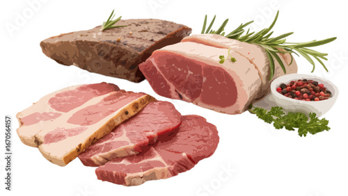 raw pork chops
