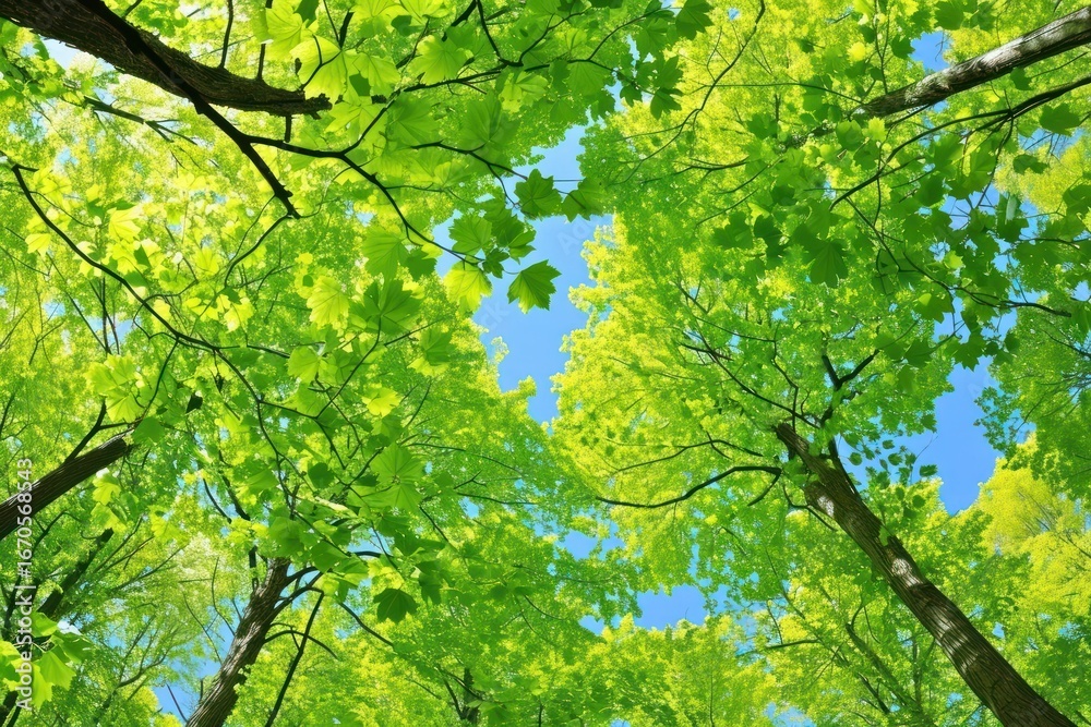 Fototapeta premium Forest backgrounds outdoors woodland.