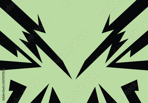 Striking Trajectories sharp Arrow with Clean Copy Space