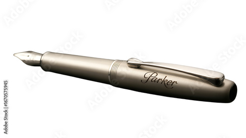 Classic Fountain Pen: A sophisticated fountain pen, a symbol of timeless elegance and refinement, elegantly showcases meticulous craftsmanship and a commitment to writing excellence.