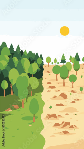 Deforestation Scene