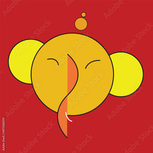 The symbolic representation of a Lord Ganesh