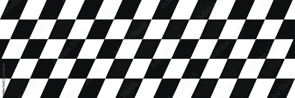 Obraz premium Racing cars and race car stripe, checkered flag, finish line, motocross label, dynamic line, motorsport, racing stripe 