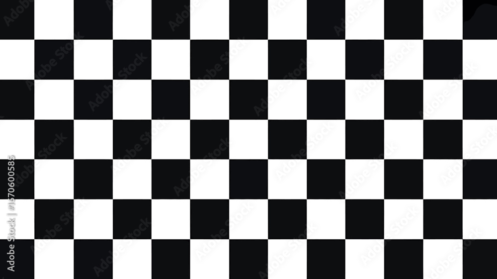 Fototapeta premium Black and White Chessboard Pattern Classic Checkered Design for Versatile Backgrounds and Graphic Projects Endless Repeating Texture