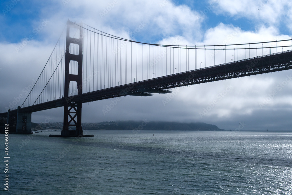 Naklejka premium golden gate bridge in san francisco