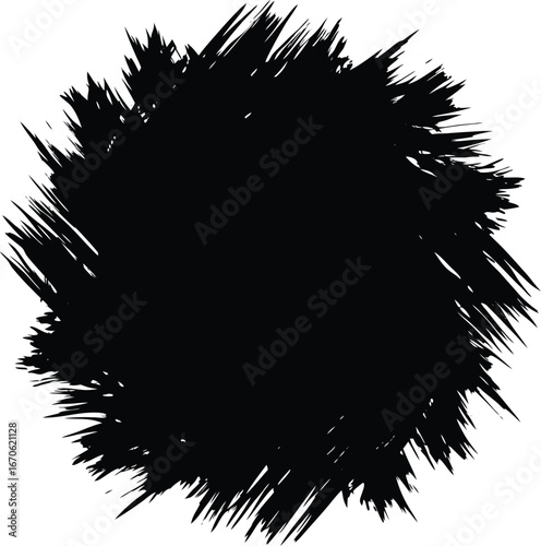 Mega bundle of different ink brush strokes:rectangle,square and round freehand drawings.Ink splatters,grungy painted lines,artistic design elements:waves,circles,triangles.Vector paintbrush set.