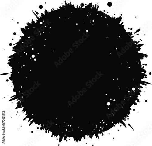 Mega bundle of different ink brush strokes:rectangle,square and round freehand drawings.Ink splatters,grungy painted lines,artistic design elements:waves,circles,triangles.Vector paintbrush set.