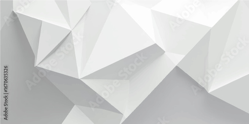 Abstract vector background of geometric origami paper with a polygon triangle pattern design